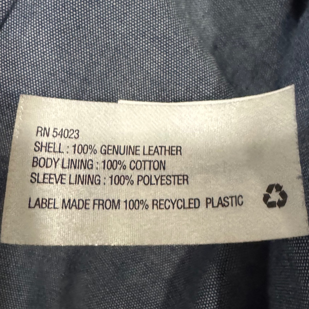 Gap Leather Moto Jacket - Size XL - Picture 5 of 6